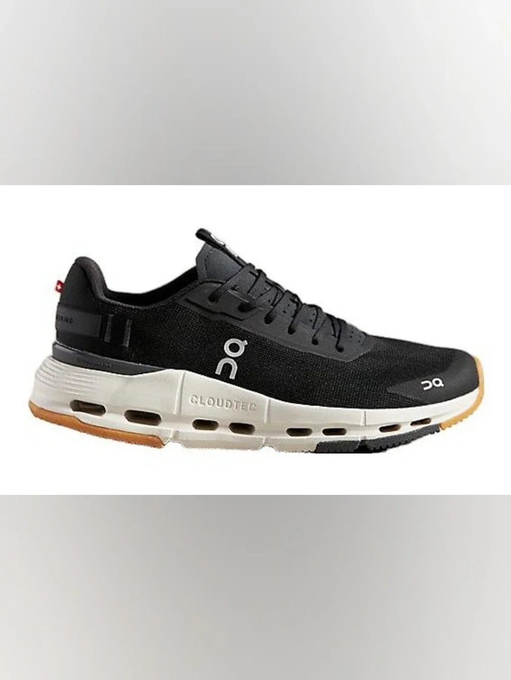 On Cloudnova Form 2 Women's Black/ Ivory Size 6.5